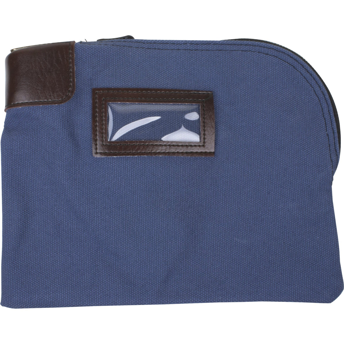 ControlTek Carrying Case Cash, Coin, Document, Check, Card - Blue - Moisture Resistant - Nylon Body - 8.5" Width x 11" D