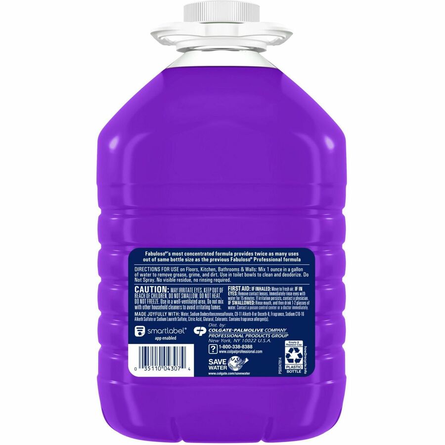 Fabuloso All-Purpose Cleaner - 128 fl oz (4 quart) - Lavender, Fresh Scent - 4 / Carton