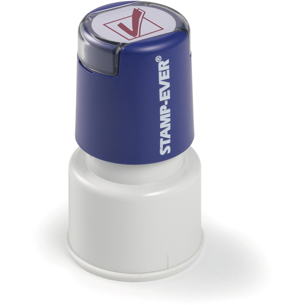 Trodat Pre-inked Check Mark Icon Stamp - Text Stamp - RECEIVED - 0.75" Impression Diameter - 50000 Impression(s) - Red -