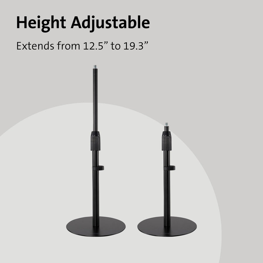 Kensington A1010 Telescoping Desk Stand - Desktop - Black - 1 Each