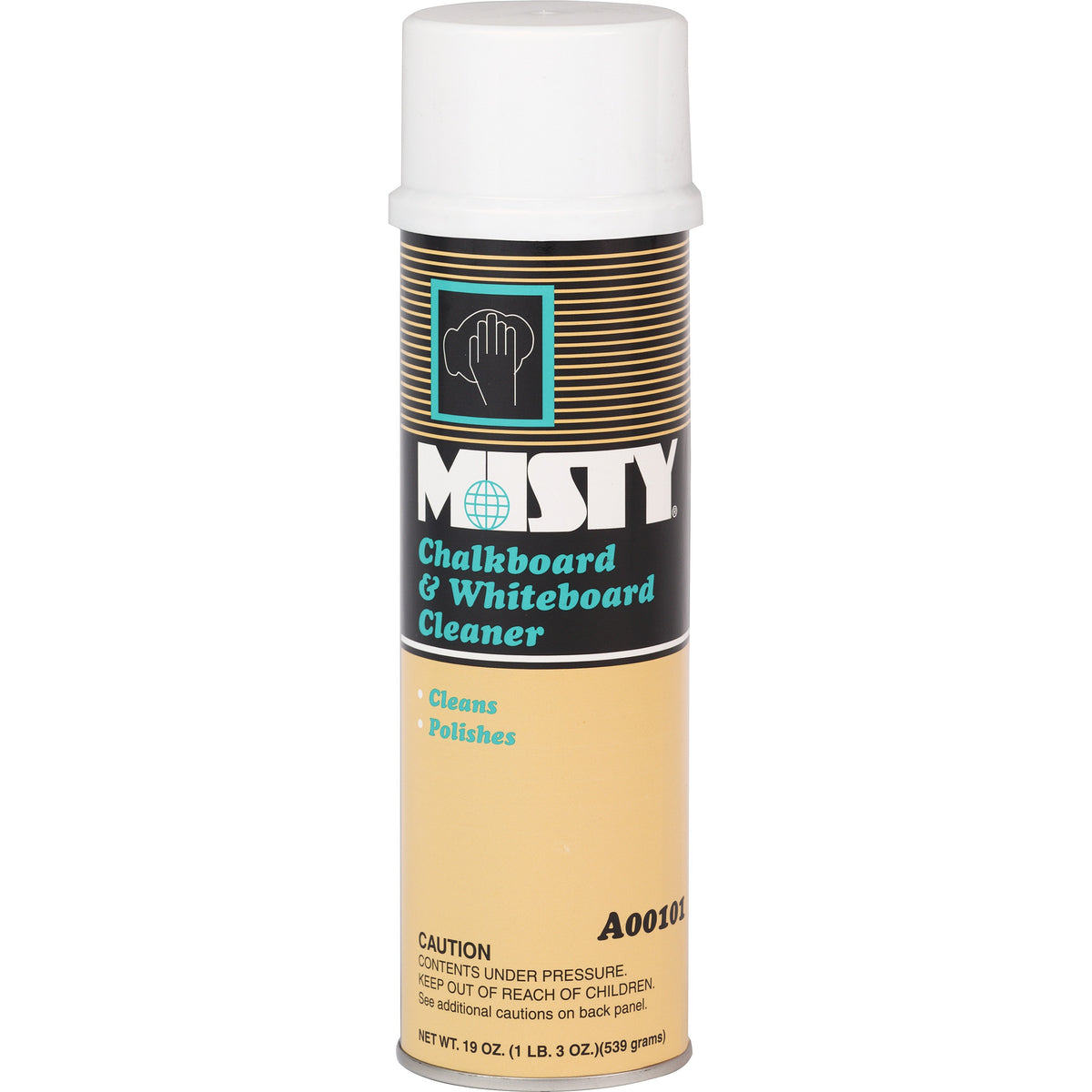 MISTY Chalkboard/Whiteboard Cleaner - For Whiteboard, Chalkboard - Foam Spray - 19 fl oz (0.6 quart) - Sassafrass Scent
