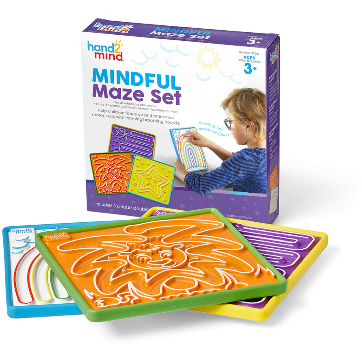 Learning Resources Hand2Mind Mindful Maze Set - Learning - Creative - 1 Each