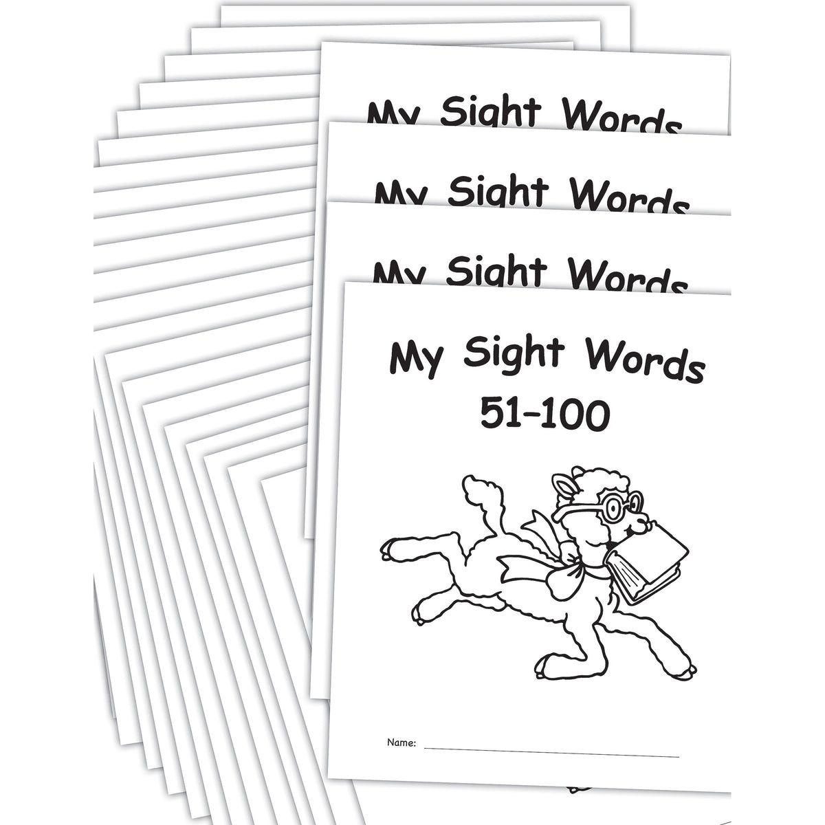 Teacher Created Resources My Own Books Sight Words Pack Printed Book - Book - 25 / Pack