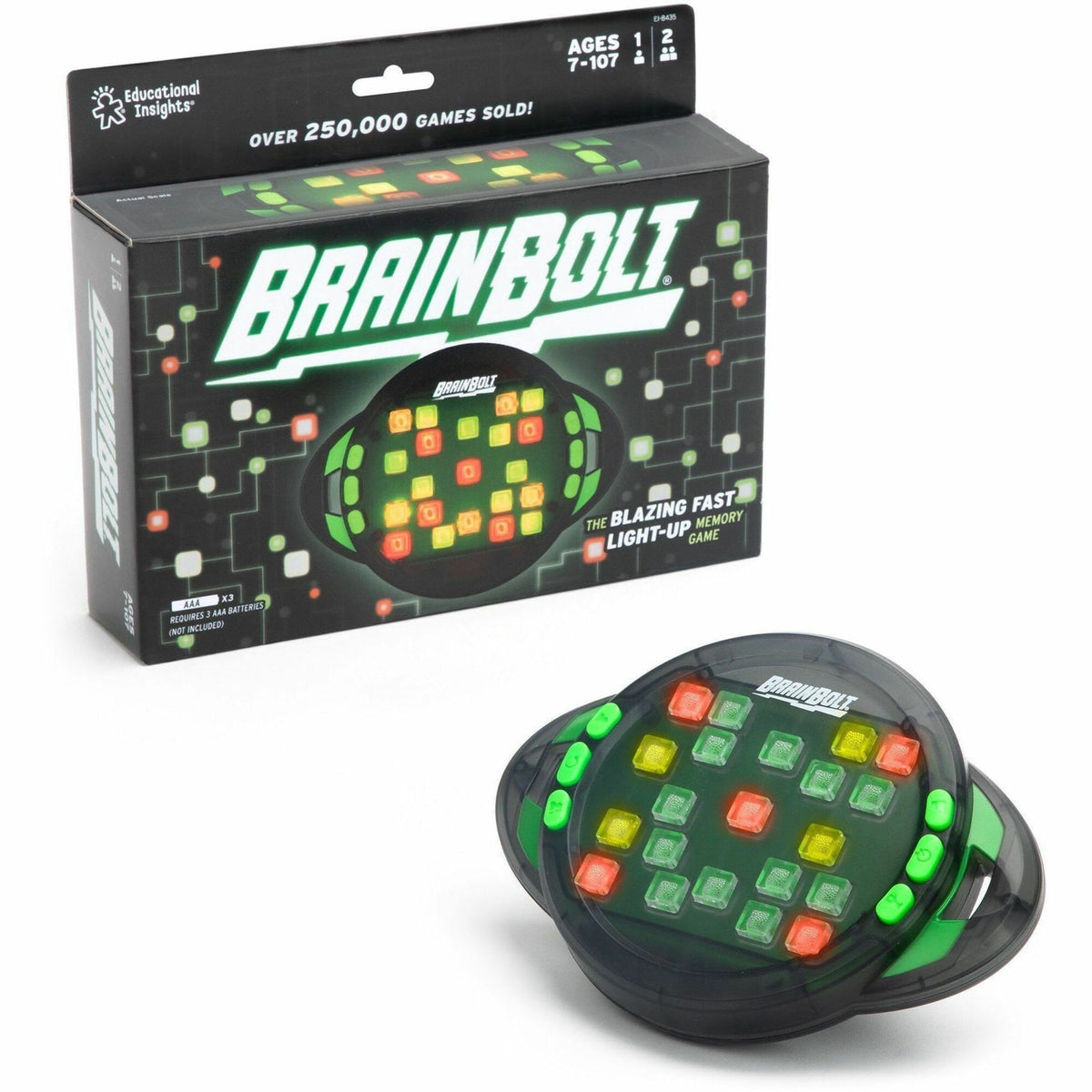 Learning Resources BrainBolt Memory Game - Multimedia Handheld Learning Device - Theme/Subject: Learning - 7 Year & Up -