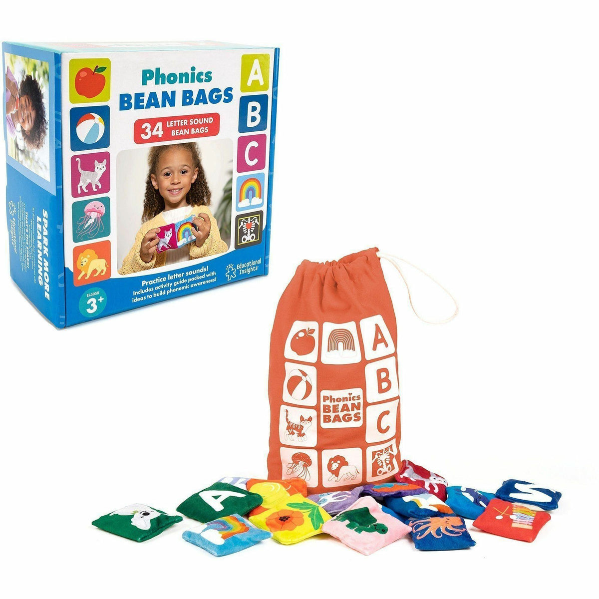 Learning Resources Phonics Bean Bag Set - Theme/Subject: Learning - 3 Year & Up - Multicolor