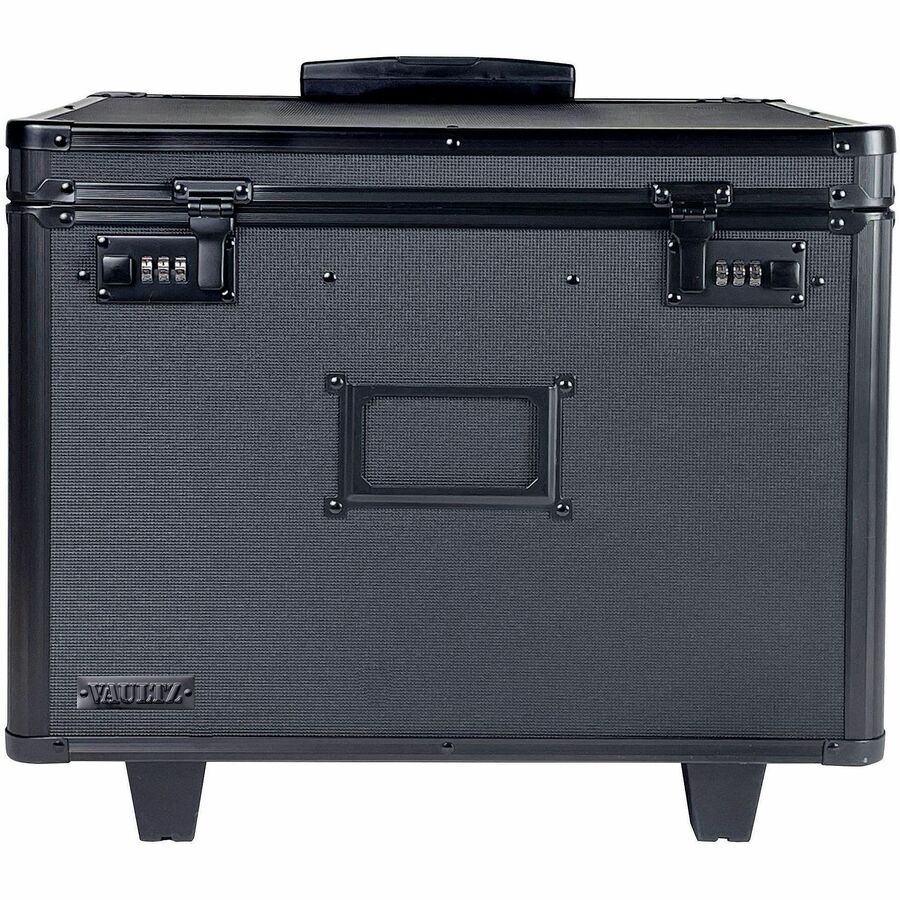 Vaultz Locking Mobile File Chest - Internal Dimensions: 15.83" Width x 12.95" Depth x 10.24" Height - 1 Each