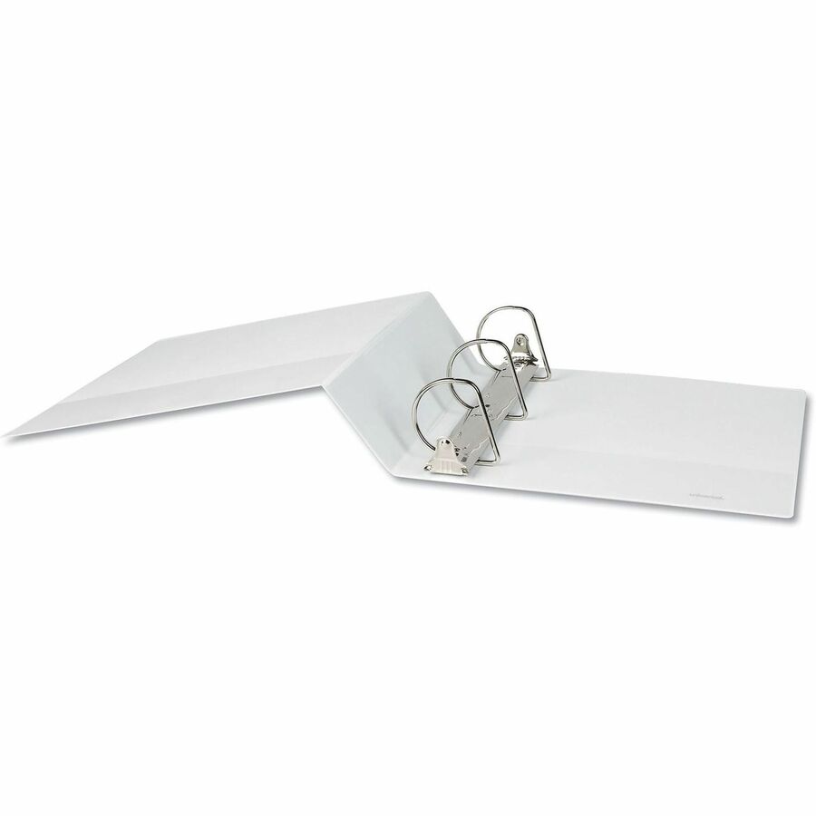 Universal Slant D-Ring View Binder, 3 Rings, 3" Capacity, 11 x 8.5, White - 3" Binder Capacity - 600 Sheet Capacity - 3