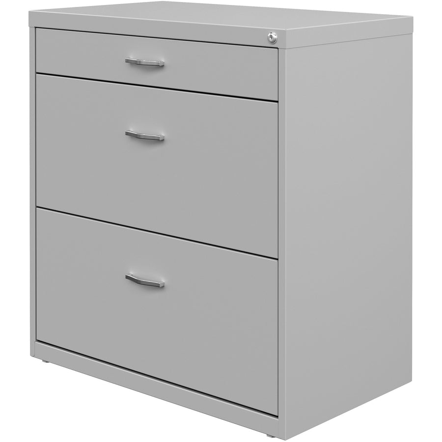 NuSparc Pencil Drawer Lateral File - 30" Width x 17.6" Depth x 31.7" Height - 2 x Drawer(s) for File, Pencil - Letter -