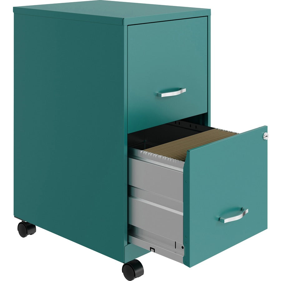 NuSparc Mobile File Cabinet - 14.2" Width x 18" Depth x 26.5" Height for File - Letter - 1 Each