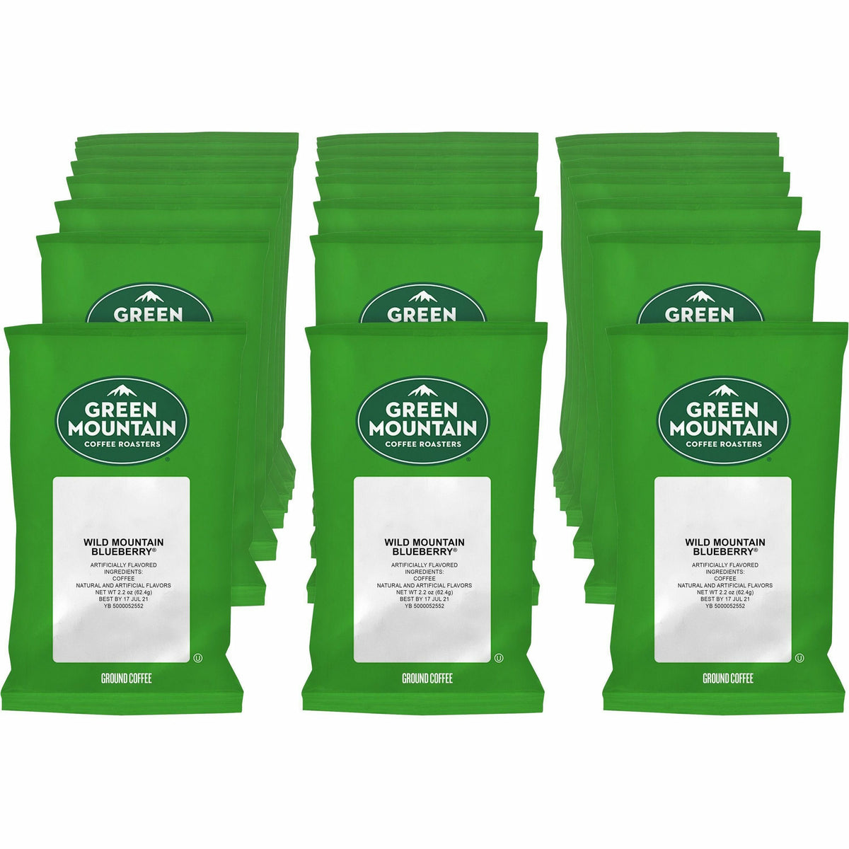 Green Mountain Coffee Roasters® Fraction Pack Wild Mountain Blueberry Coffee - Compatible with Keurig Brewer - Light - 2