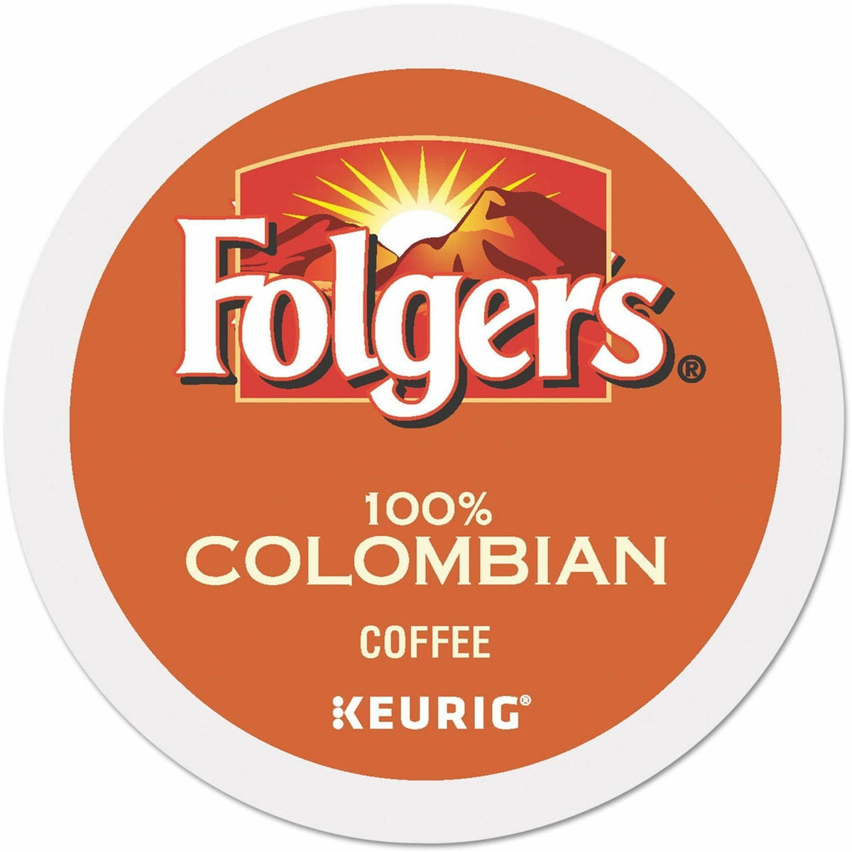 Folgers® K-Cup 100% Colombian Coffee - Compatible with Keurig Brewer - Medium/Dark - 24 K-Cup - K-Cup - Colombian - Kosh