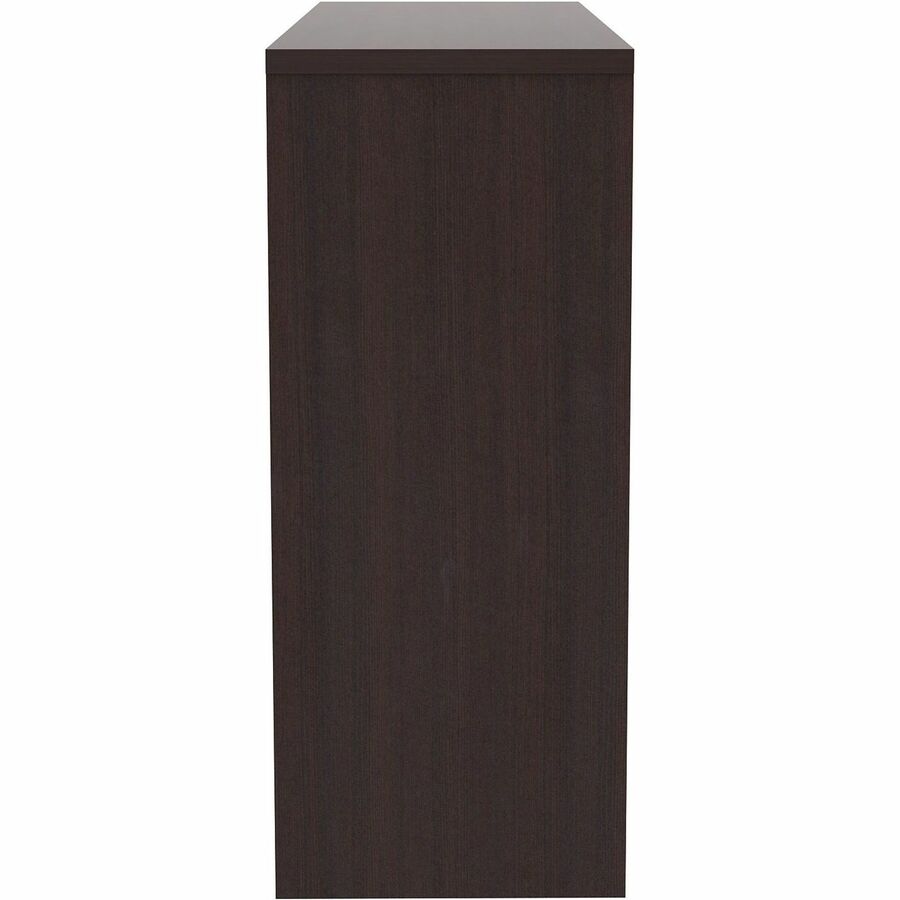 Lorell Essentials 2-shelf Stack-on Bookcase - 36" Height x 36" Width x 15" Depth - 2 Shelve(s) - Material: Laminate, Met