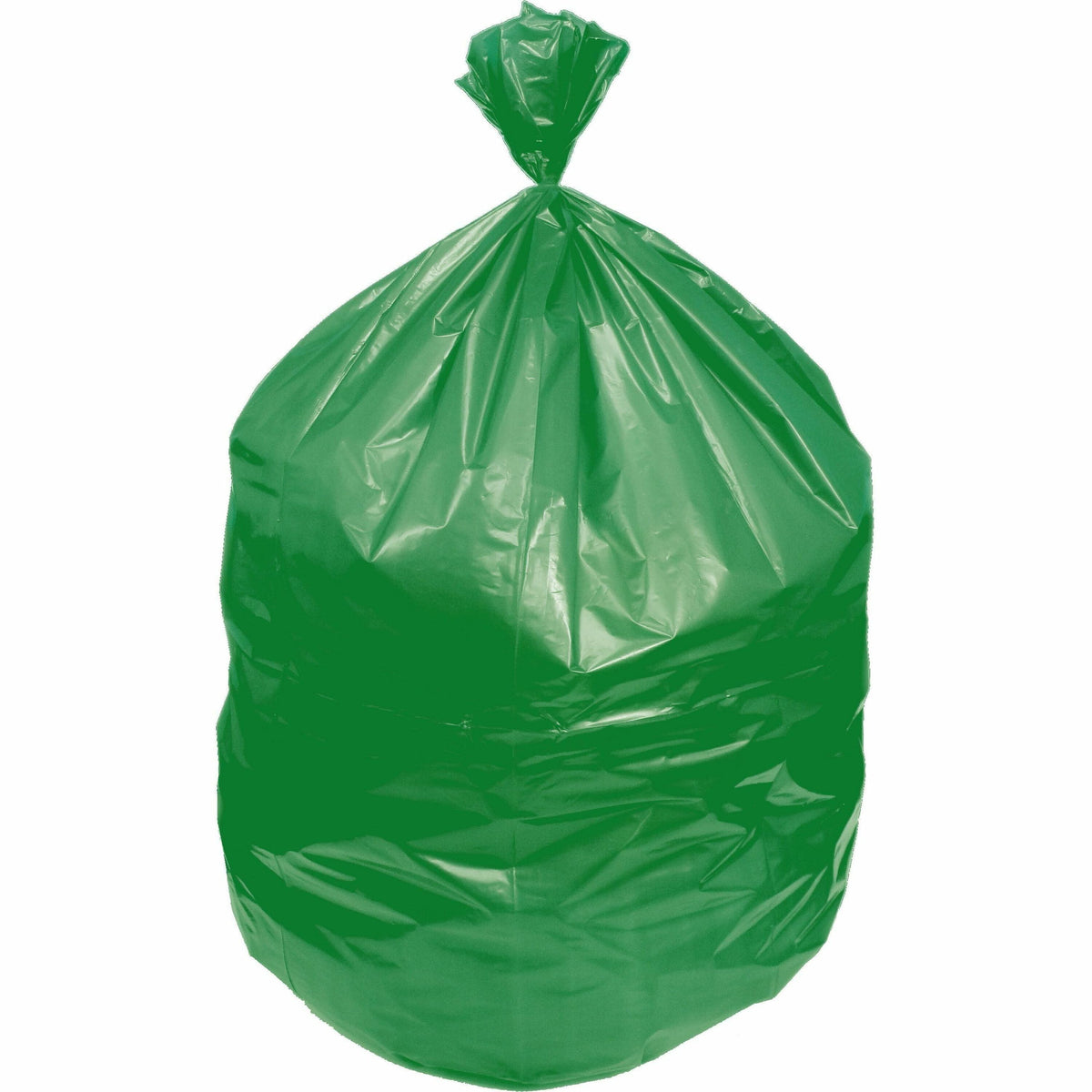 Heritage Eco Blend Max Can Liners - 33 gal Capacity - 33" Width x 0.80 mil (20 Micron) Thickness - Low Density - Green T