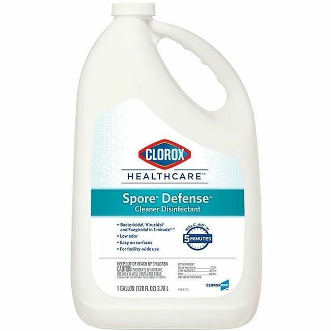 Clorox Healthcare Spore Defense Disinfectant Cleaner - For Surface, Multi Surface, Hospital, Restroom, Multipurpose - Re
