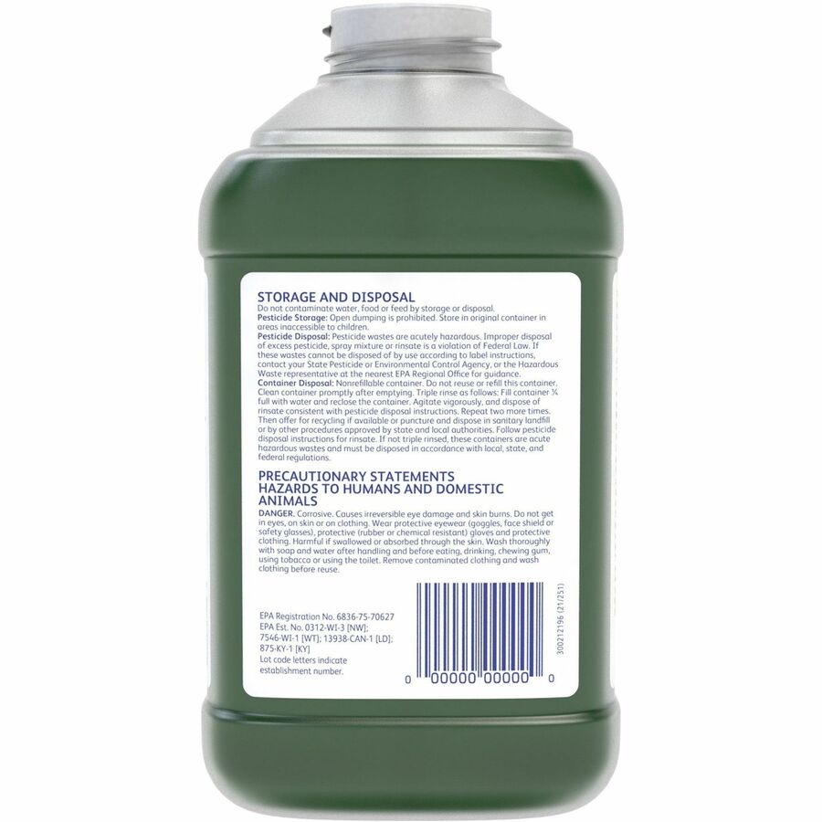 Diversey Wide Range II Disinfectant Cleaner - For Multi Surface - Concentrate - Liquid - 84.5 fl oz (2.6 quart) - 12.4 p