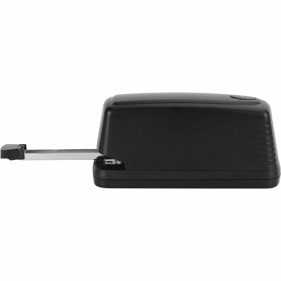 Business Source Electric Stapler - Staples Upto 25 Sheet - Holds Upto 210 Staple - Full Strip - Black - 1 Each