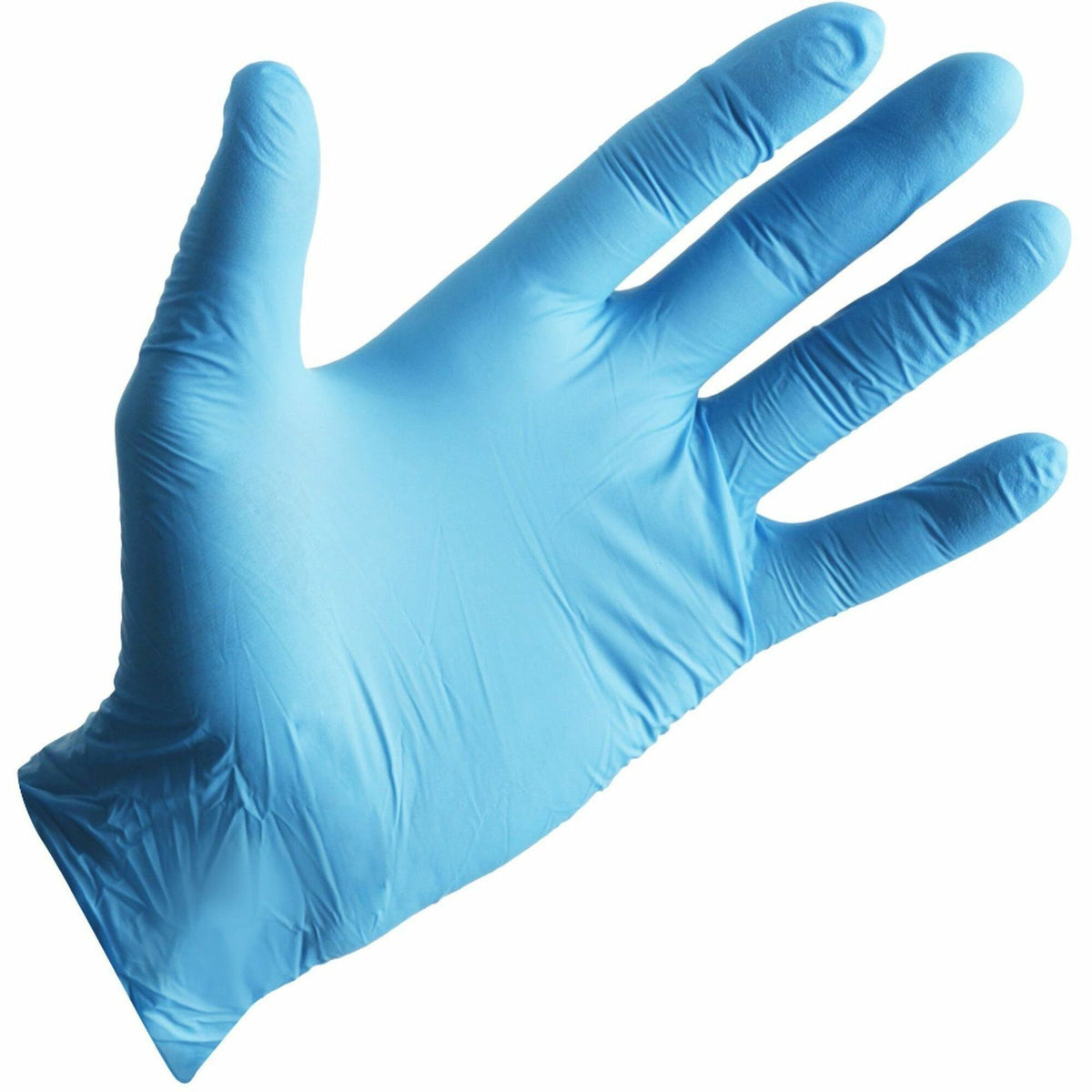 BLUZEN Nitrile Exam Gloves - 5 mil Thickness - X-Large Size - Nitrile - Blue - Comfortable - For Laboratory, Medical, Ex