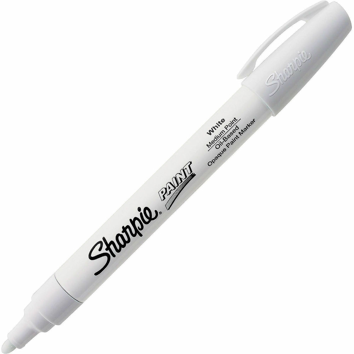 Sharpie Oil-Based Paint Marker - Medium Point - White Ink - Oil Based - 1 Each