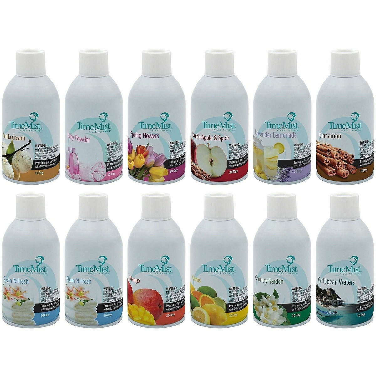 TimeMist Air Freshener Assortment - 12 / Carton
