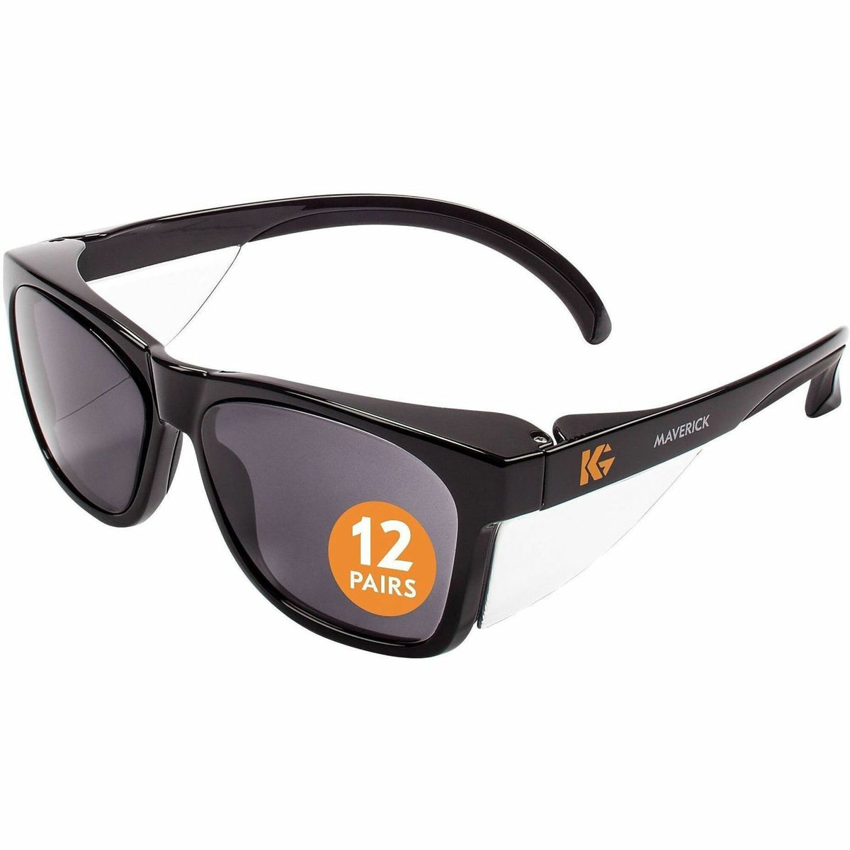Ansell Health V30 Maverick Safety Glasses - Recommended for: Outdoor - Universal - Eye, UVA, UVB, UVC, Fog, Flying Parti