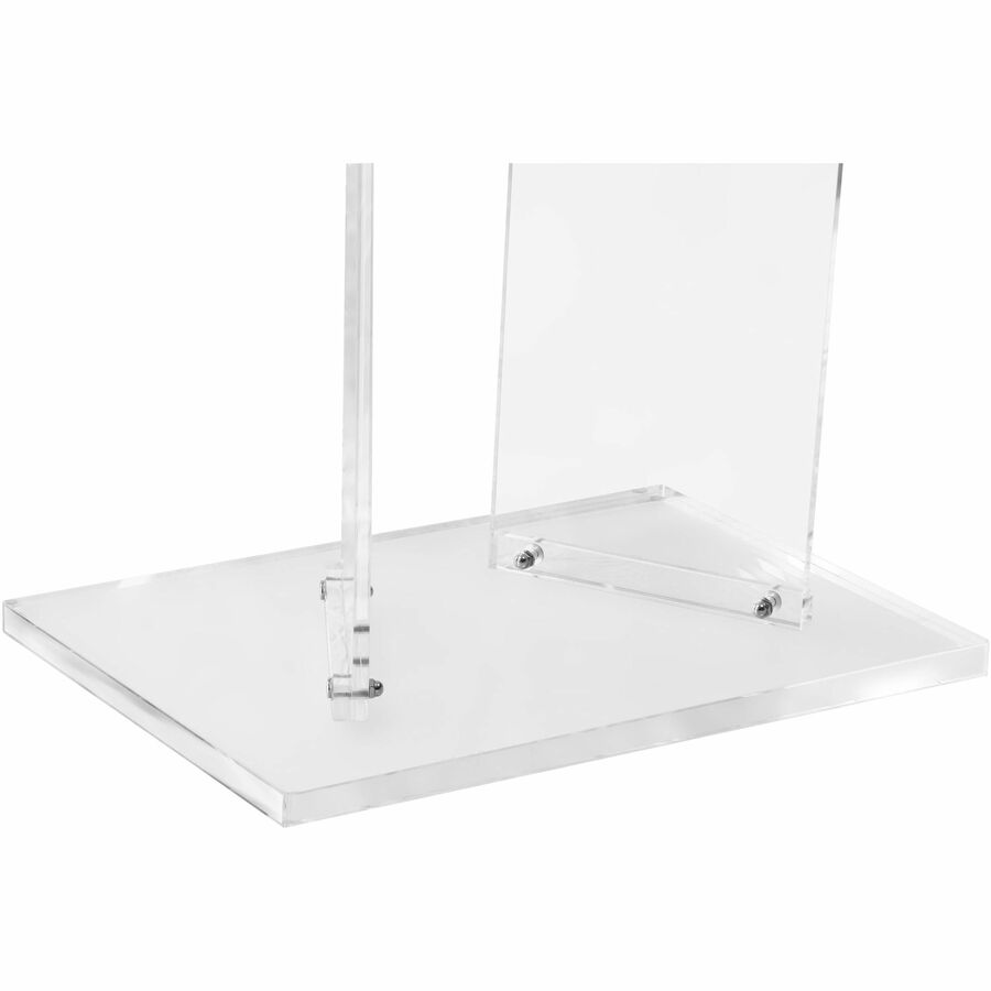 Kantek Standing Lectern - 2 Legs - 41" Height x 23.60" Width x 16" Depth - Speaker, Presentation - Assembly Required - C