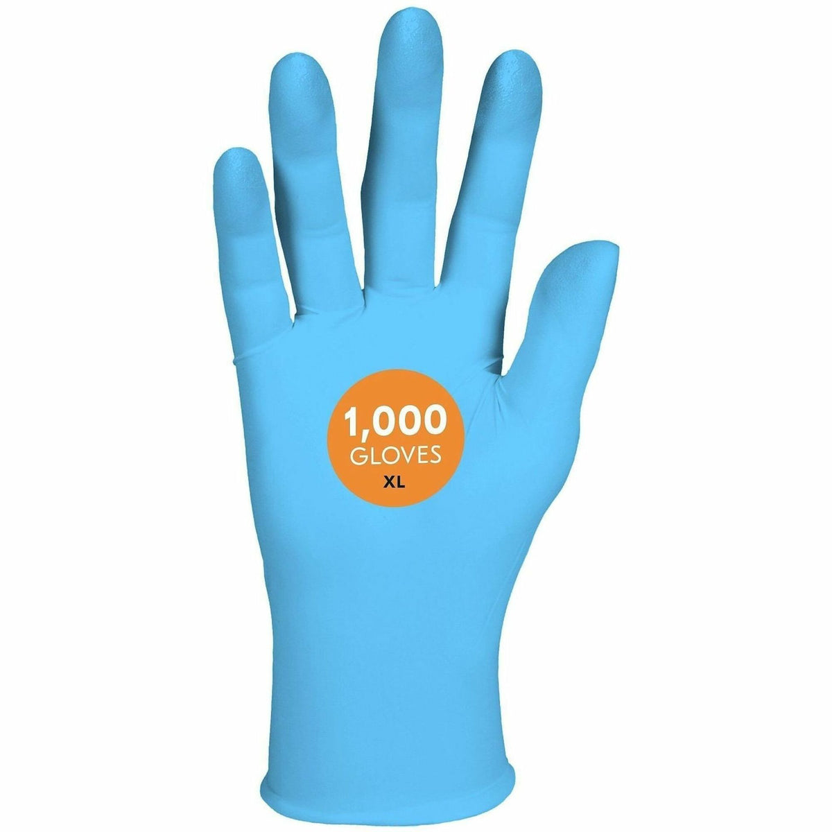 KleenGuard G10 Comfort Plus Blue Nitrile Gloves - 4 mil Thickness x 9.50" Glove Length - X-Large Size - For Right/Left H