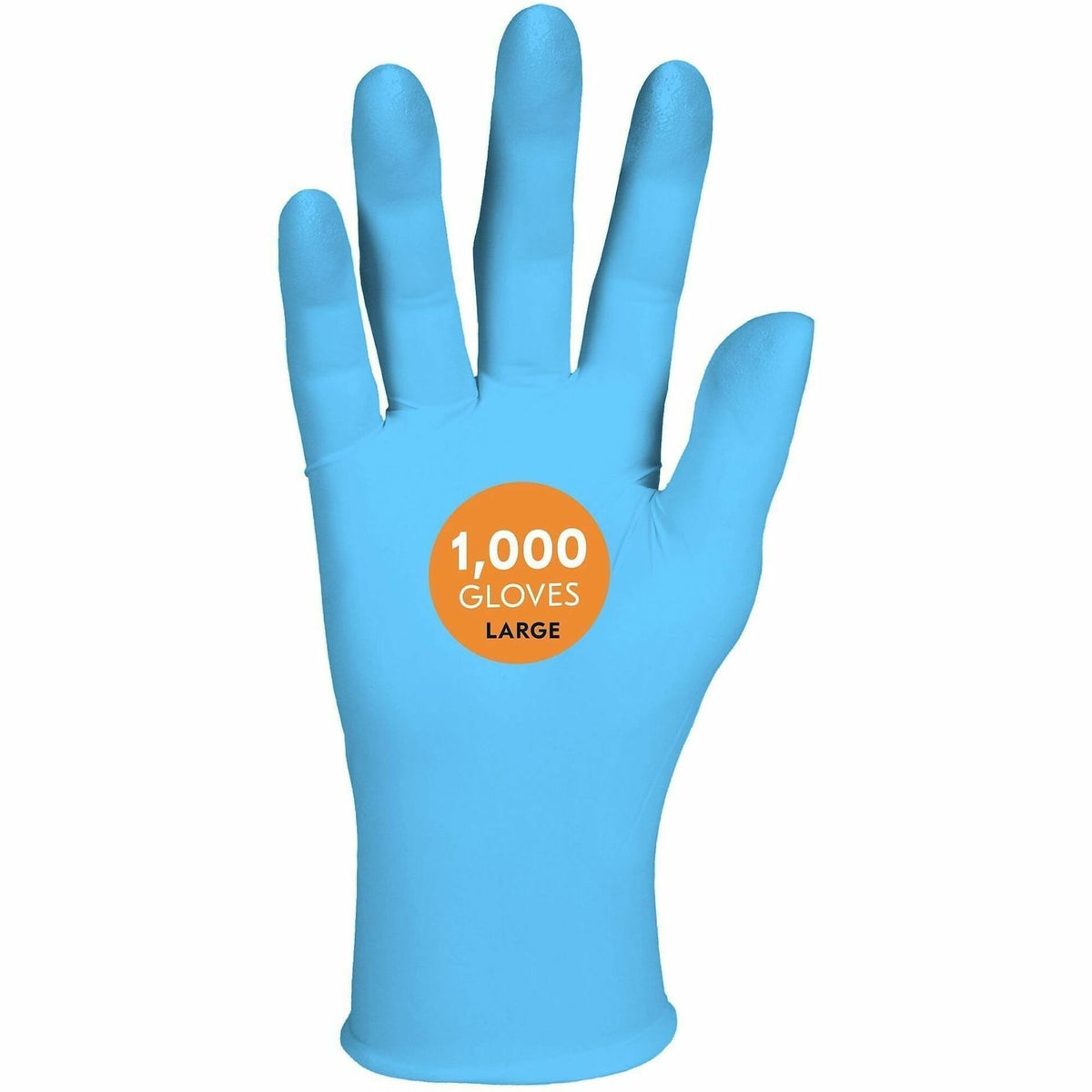 KleenGuard G10 Comfort Plus Blue Nitrile Gloves - 4 mil Thickness x 9.50" Glove Length - Large Size - For Right/Left Han