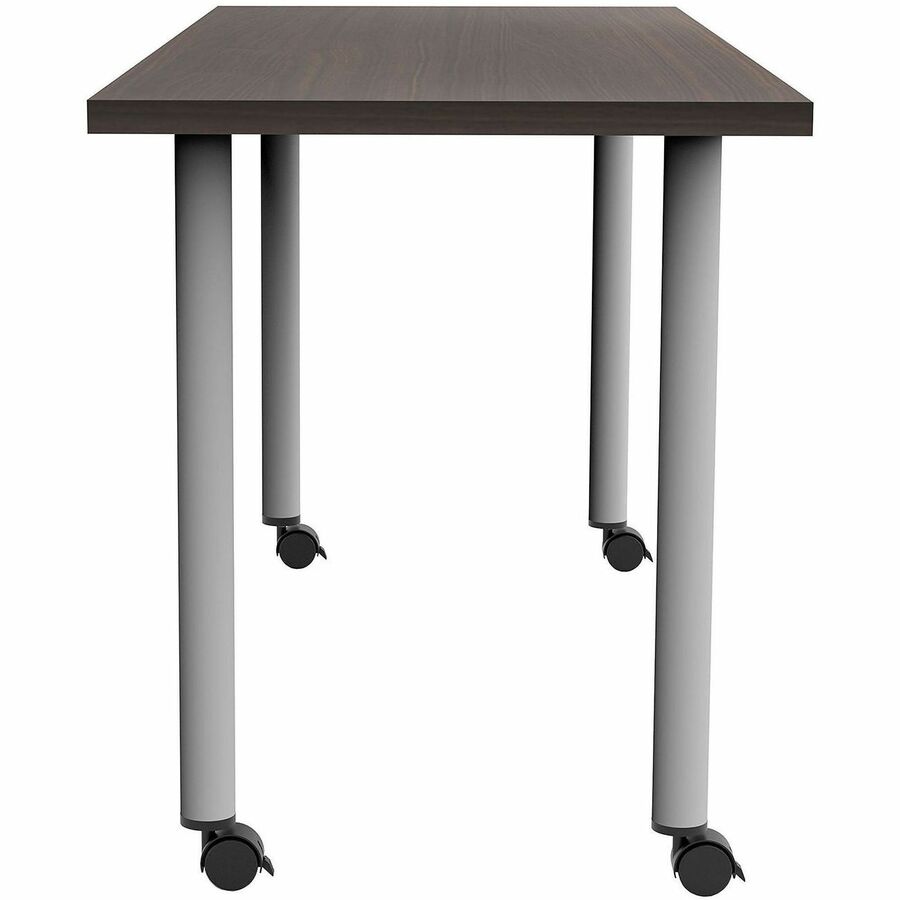 Safco Jurni Multi-Purp. Table w/Post Leg & Casters - Powder Coated Post Leg Base - 1 Each