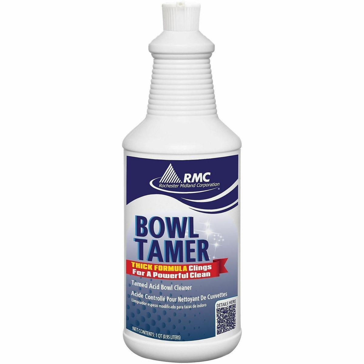 RMC Tamed-Acid Toilet Bowl Cleaner - For Multipurpose - Foam - 1.6 pH - Floral Scent - Recommended For: Scale Remover, R