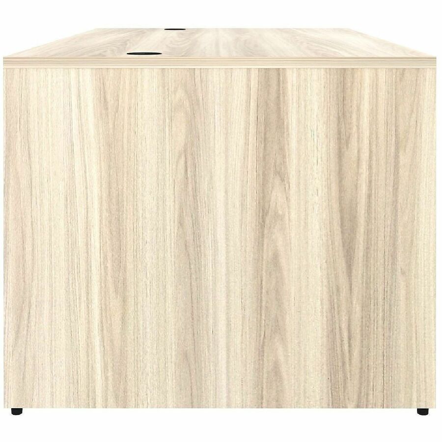 Lorell Essentials Retangular Desk Shell - 29.50" Height x 70.90" Width x 35.40" Depth - Assembly Required - Modern Elm -