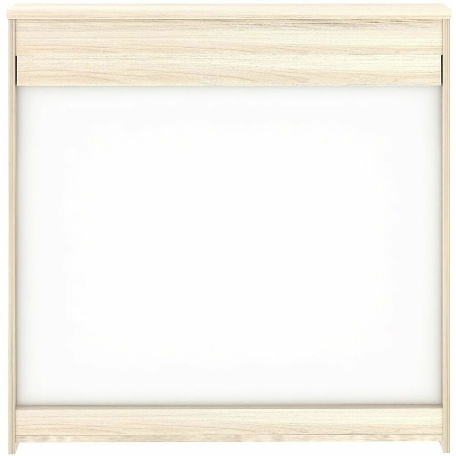 Lorell Dry-Erase Whiteboard Presentation Cabinet - Melamine Surface - Hinged Door, Laminated, Door - Assembly Required -