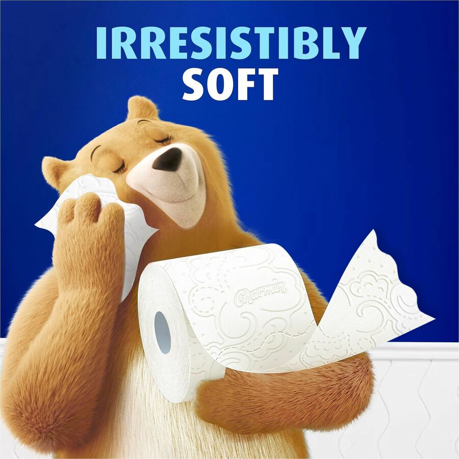 Charmin Ultra Soft Mega Roll - 2 Ply - Mega - White - Paper - 24/Pack - 1 Carton