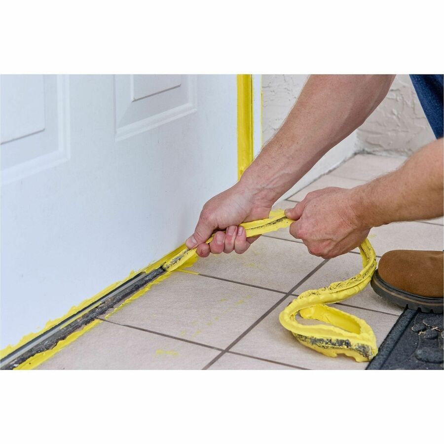 FLEX SEAL SECUR Low-Level Flood Protection Flood Paste - Yellow - 0.55 lb - 1