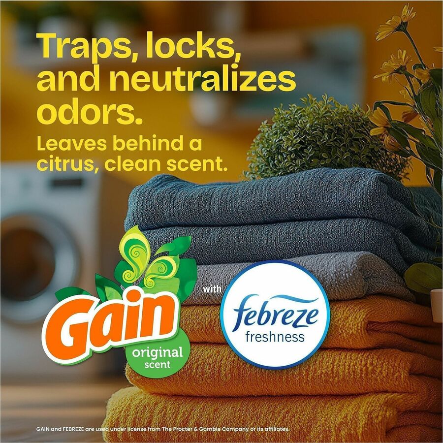 Glad Drawstring Tall Kitchen Bags - Gain Original - 13 gal Capacity - 9 mil (229 Micron) Thickness - Drawstring Closure