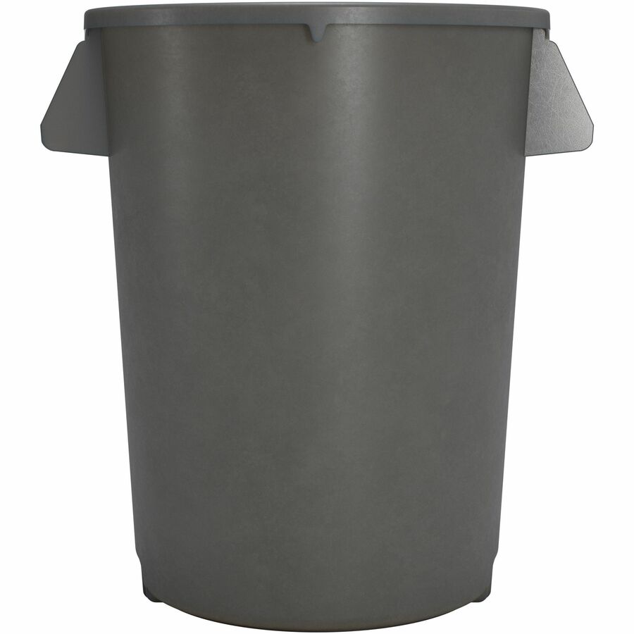 Sparta Bronco Round Waste Containers - Open Top - 44 gal Capacity - Round - Manual - For Food Service - 1 Each