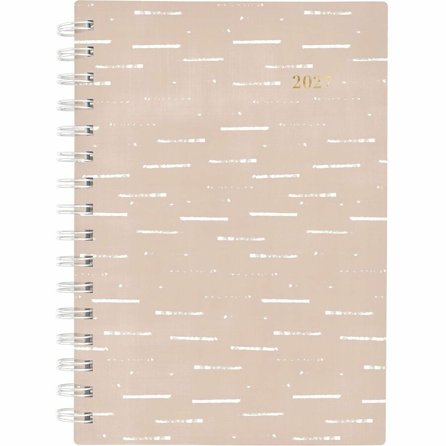 Cambridge Desert Grain Weekly/Monthly Planner - Monthly, Weekly - 12 Month - January 2027 to December 2027 - 5 1/2" x 8