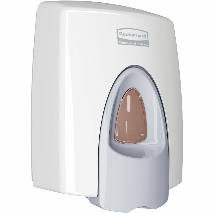 Rubbermaid Commercial 400ml Clean Seat Foam Dispenser - 13.53 fl oz Capacity - Antimicrobial, Push Button, Key Lock, Lev