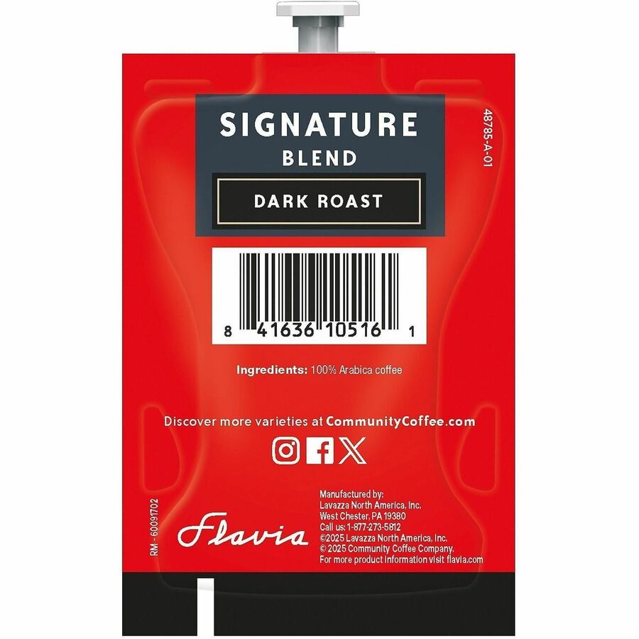 Lavazza Freshpack Community Coffee Signature Blend - Dark - Freshpack - Signature Blend