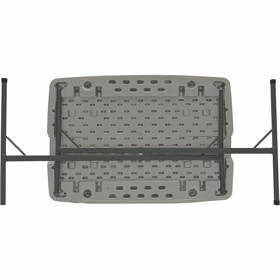 Lorell Table Tray - 150 lb Capacity - Height Adjustable - 1.50" Table Top Thickness - 26.80" Height x 26" Width x 18" De