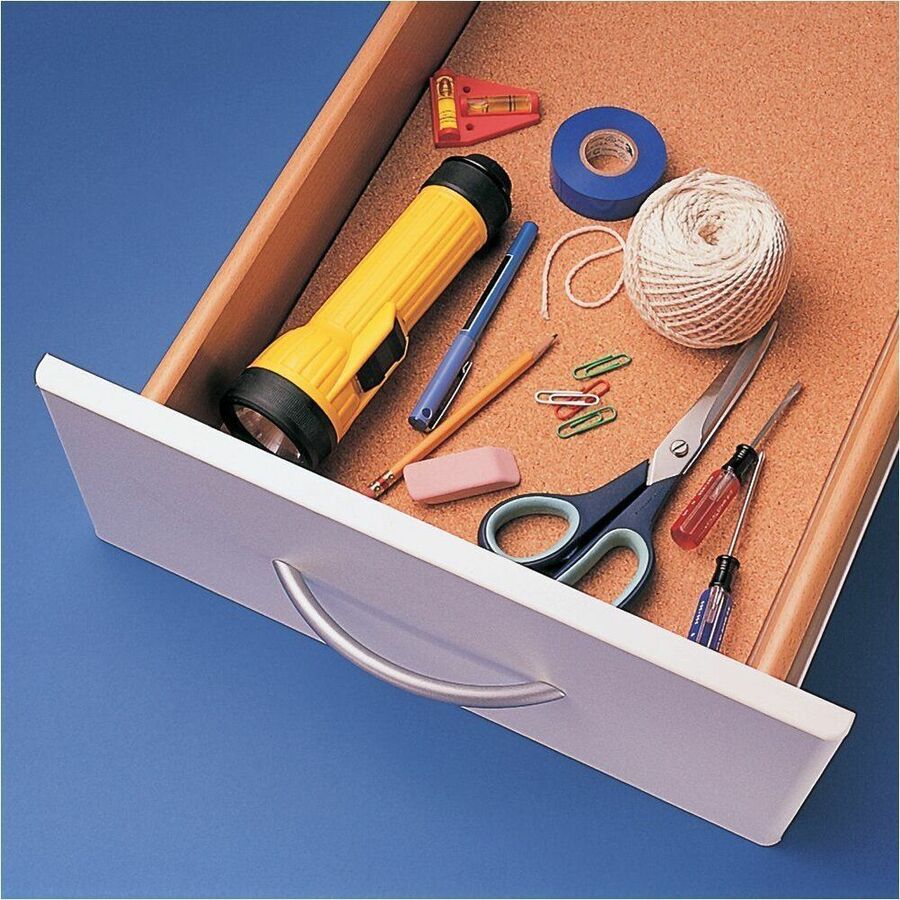 Quartet 24" Cork Roll - 24" Board Width x 60 mil Board Depth - Brown Natural Cork Surface - 1 Each