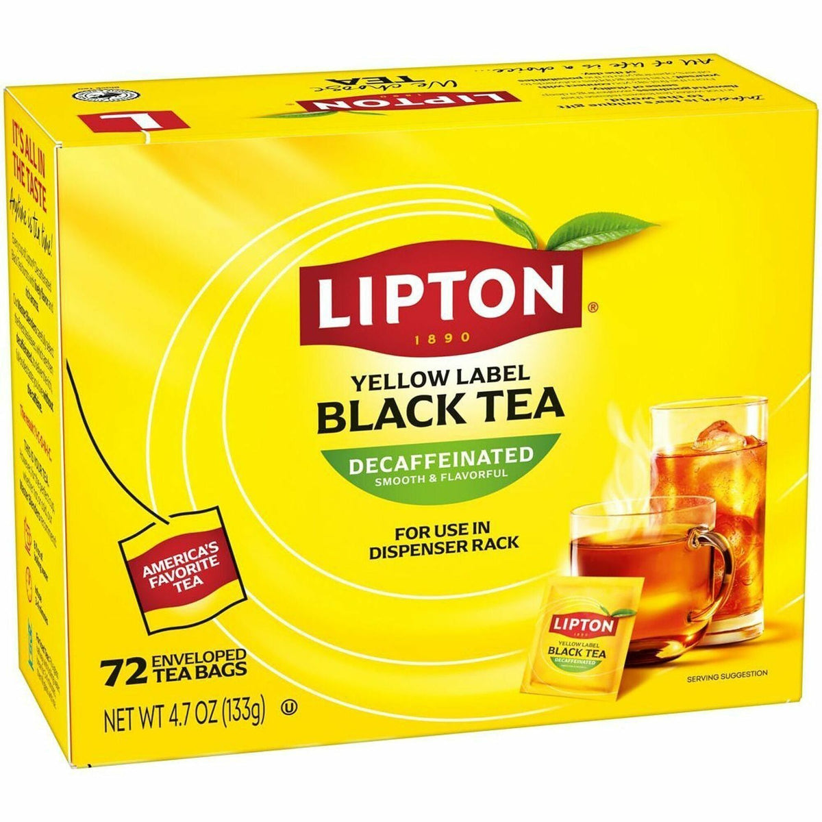 Lipton® Classic Tea Bags Black Tea Tea Bag - Decaffeinated