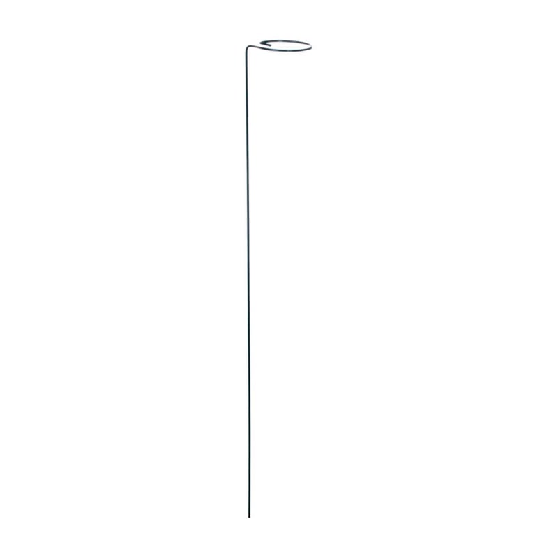 Panacea 24 in. H X 2 inch ft. W Green Steel Plant Support