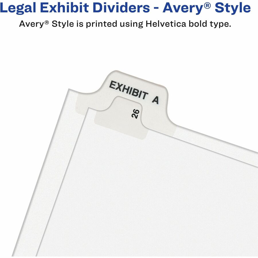 Avery® Individual Legal Exhibit Dividers - Avery Style - 1 Printed Tab(s) - Digit - 17 - 1 Tab(s)/Set - 1 Pack
