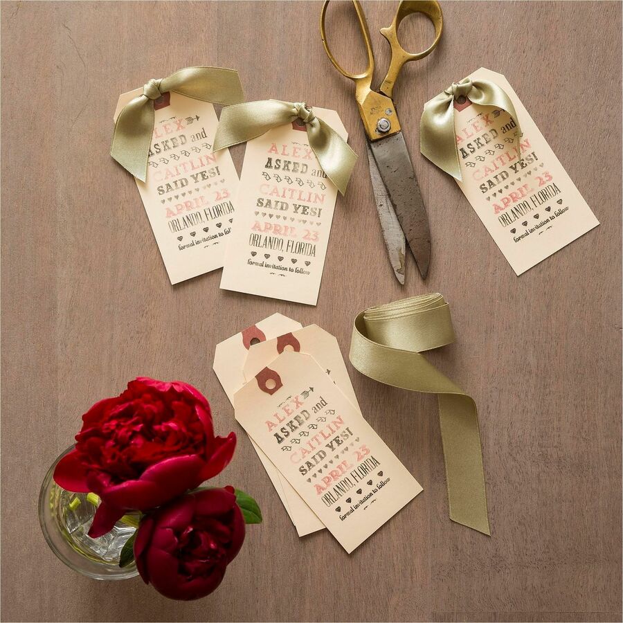 Avery® Unstrung Shipping Tags, 11.5 pt. Stock, 4-3/4" x 2-3/8" , 1,000 Manila Hang Tags - 4.75" Length x 2.37" Width - R