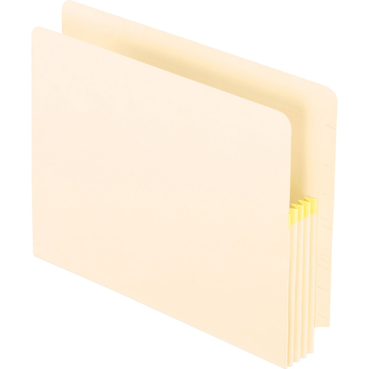 Pendaflex Letter Recycled File Pocket - 8 1/2" x 11" - 3 1/2" Expansion - Manila Paper, Tyvek - Manila - 25 / Box