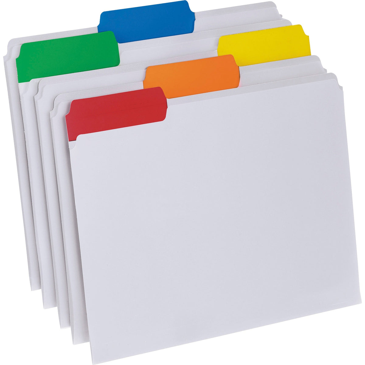 Pendaflex EasyView 1/3 Tab Cut Letter Top Tab File Folder - 8 1/2" x 11" - Top Tab Location - Assorted Tab Position - Po