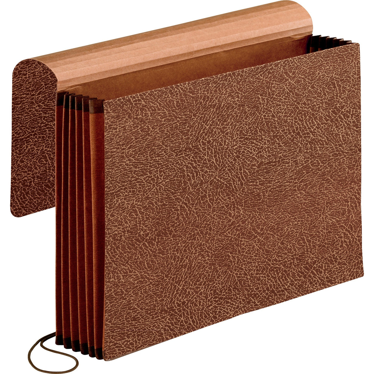 Pendaflex Recycled File Wallet - 10" x 15" - 5 1/4" Expansion - Red Fiber - Red - 1 Each