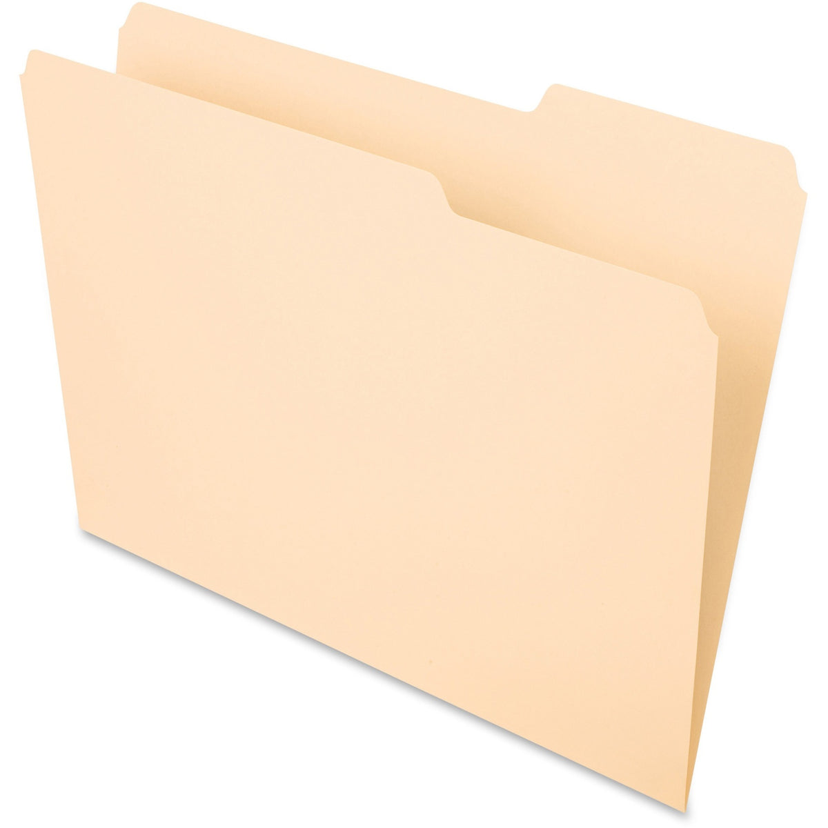 Pendaflex Essentials 1/3 Tab Cut Letter Recycled Top Tab File Folder - 8 1/2" x 11" - 3/4" Expansion - Top Tab Location