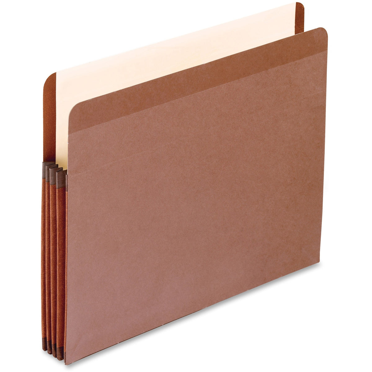 Pendaflex Letter Recycled Expanding File - 8 1/2" x 11" - 3 1/2" Expansion - Red Fiber - Red Fiber - 10 / Box