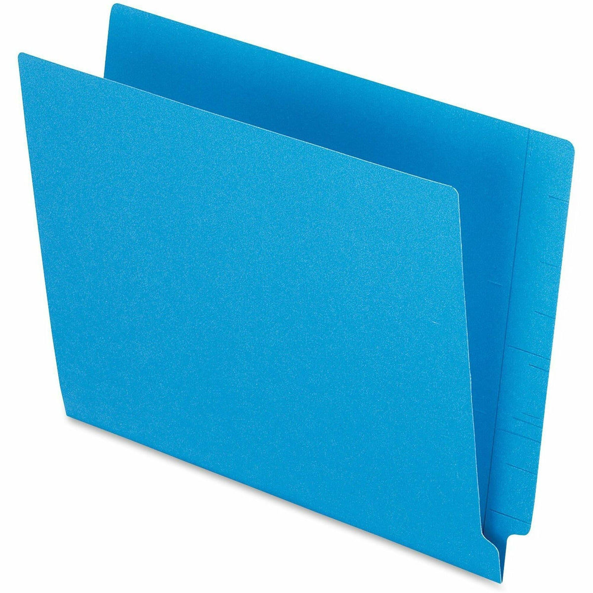 Pendaflex Letter Recycled End Tab File Folder - 8 1/2" x 11" - 3/4" Expansion - 11 pt. - 2 Plys - Blue - Heavyweight Cov